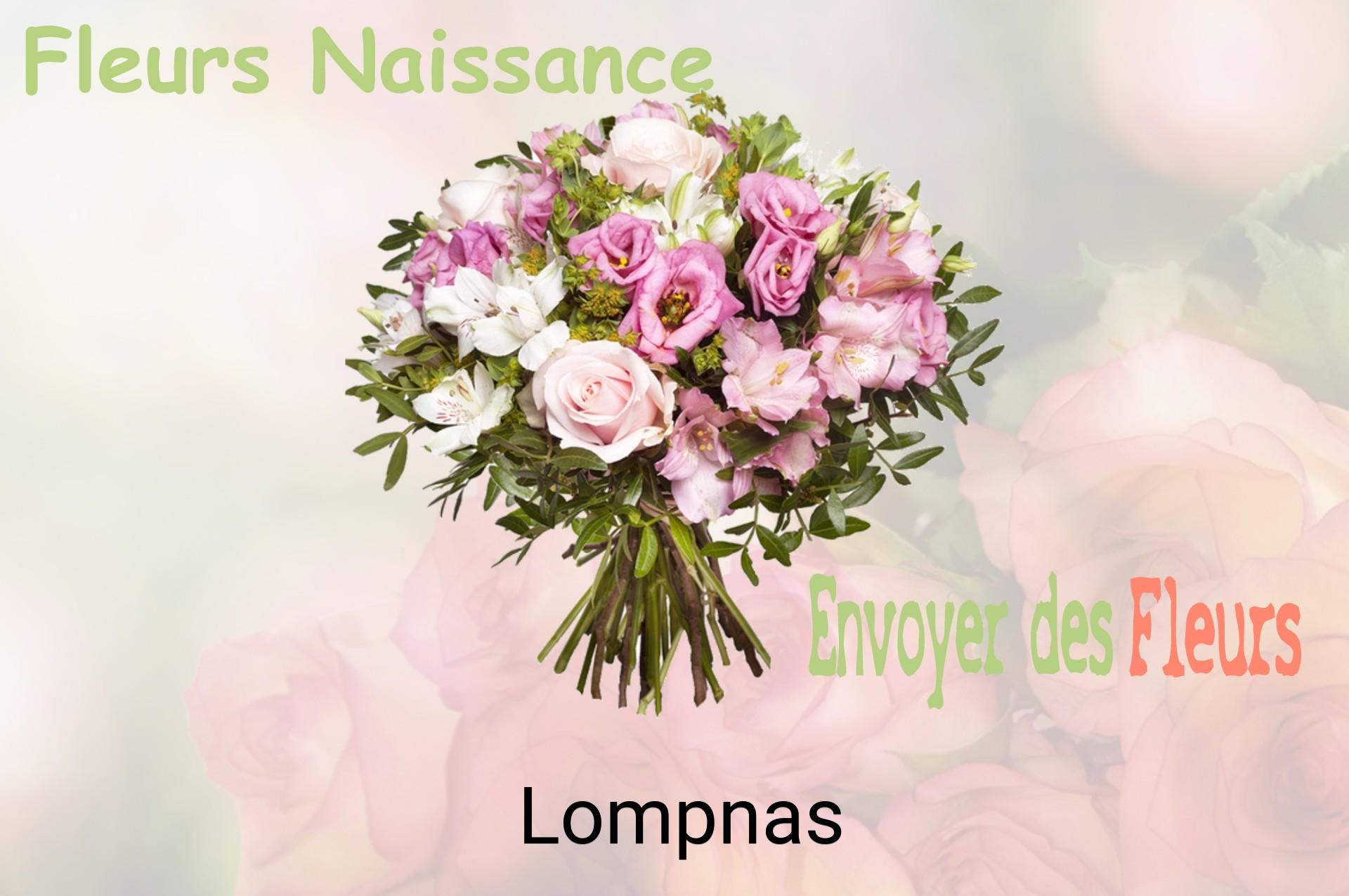 Bouquet de fleurs de naissance livré à Lompnas